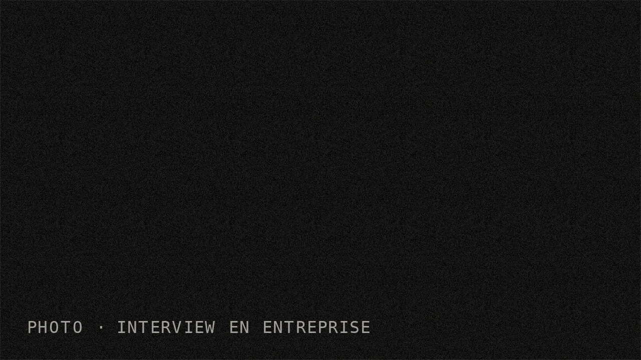 Photo · interview en entreprise