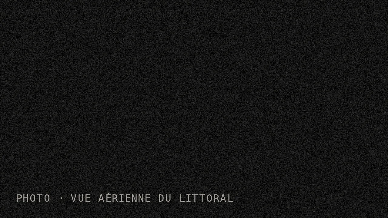 Photo · vue aérienne du littoral