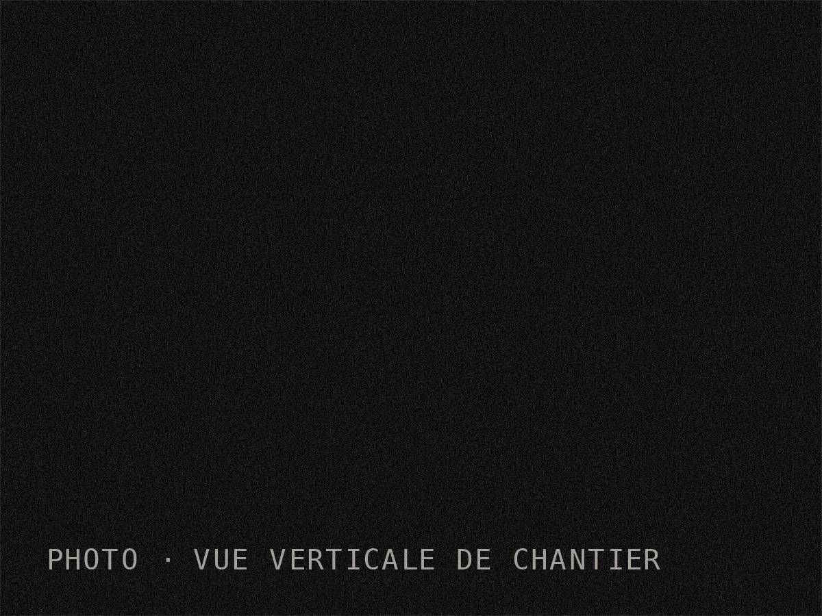 Photo · vue verticale de chantier