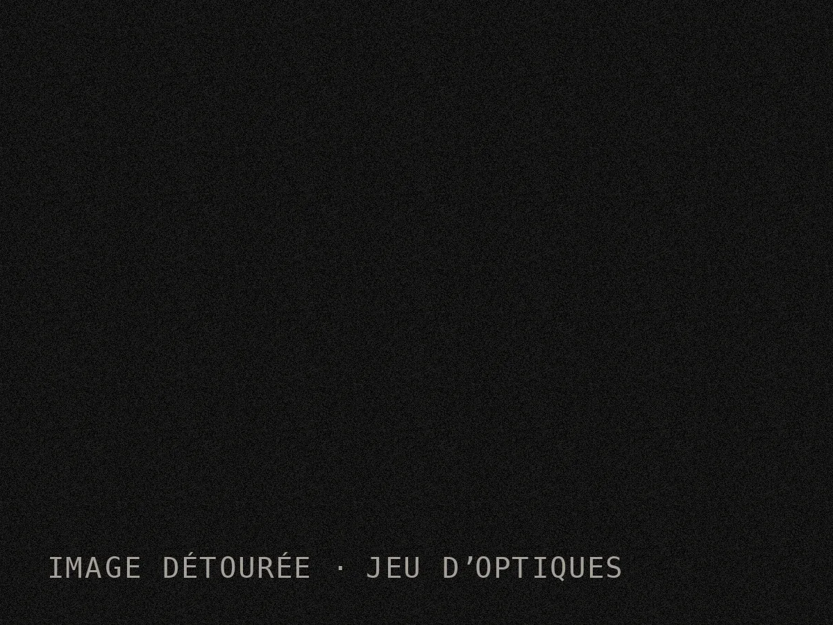 Image détourée · jeu d’optiques